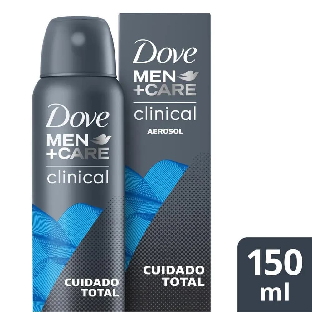 Imagem de Desodorante Antitranspirante Aerosol Dove Men +Men Clinical Cuidado Total 96h 150ml