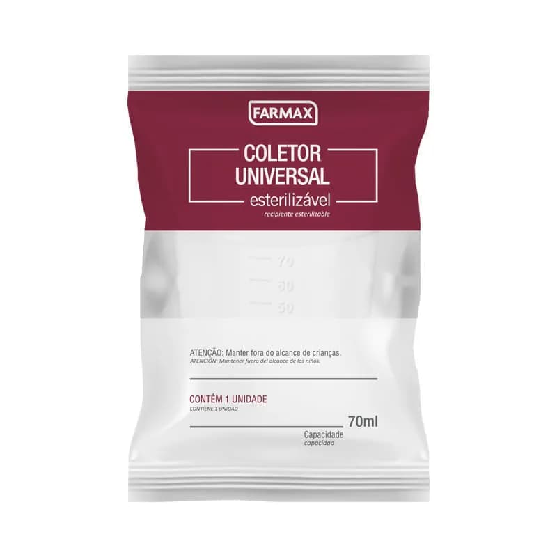 Imagem de Coletor Universal 70Ml Farmax