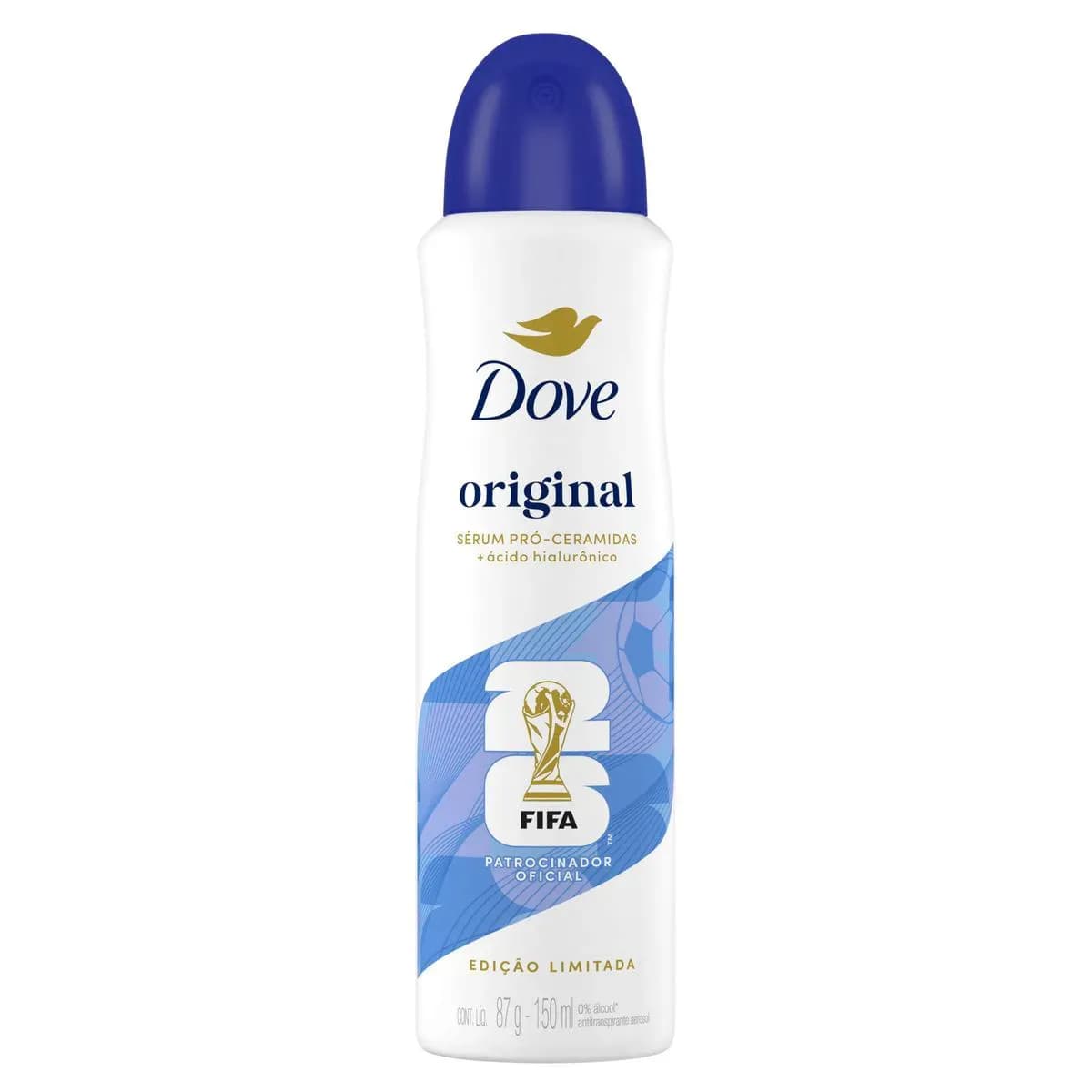 Imagem de Desodorante Antitranspirante Aerosol Dove Original Feminino 72h 150ml