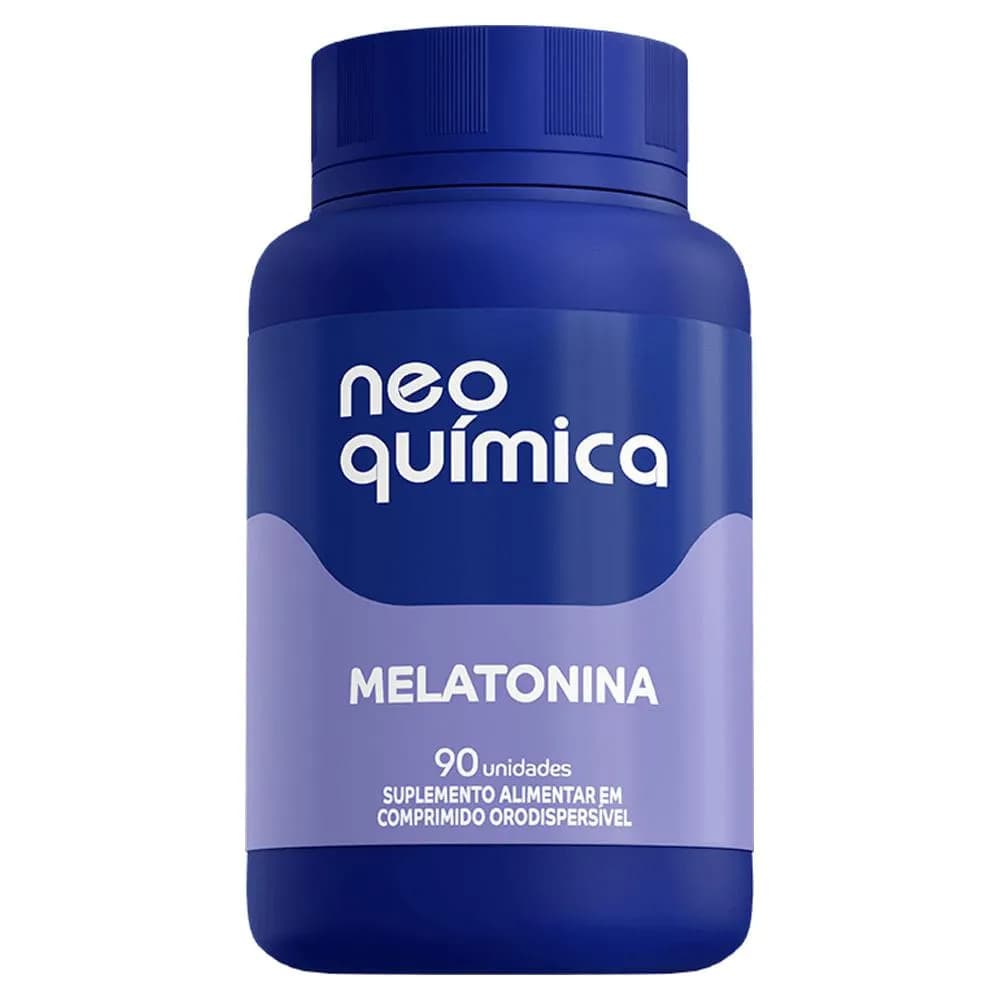 Imagem de Melatonina 0,20mg Neo Química Sabor Maracujá com 90 Comprimidos Orodispersíveis